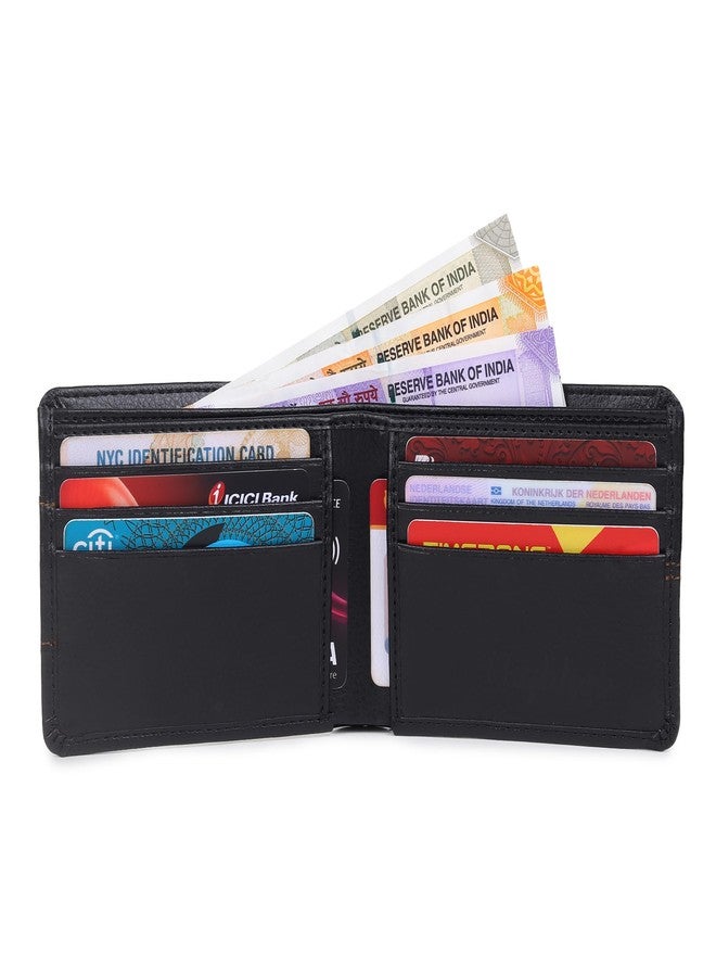 Highlark Faux Leather Wallet for Men I Slim & Compact Wallet I Credit/Debit Card Slots I 2 Currency compartments I 2 Secret compartments - Image 3